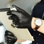 Leather Fashion Glove Touch